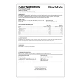 Daily Nutrition Protein Shake | 07 | 06d13fe581ec | Rear label close-up