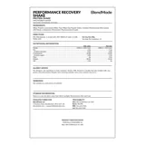 Performance Recovery Protein Shake | 07 | f240deb665c7 | Rear label close-up